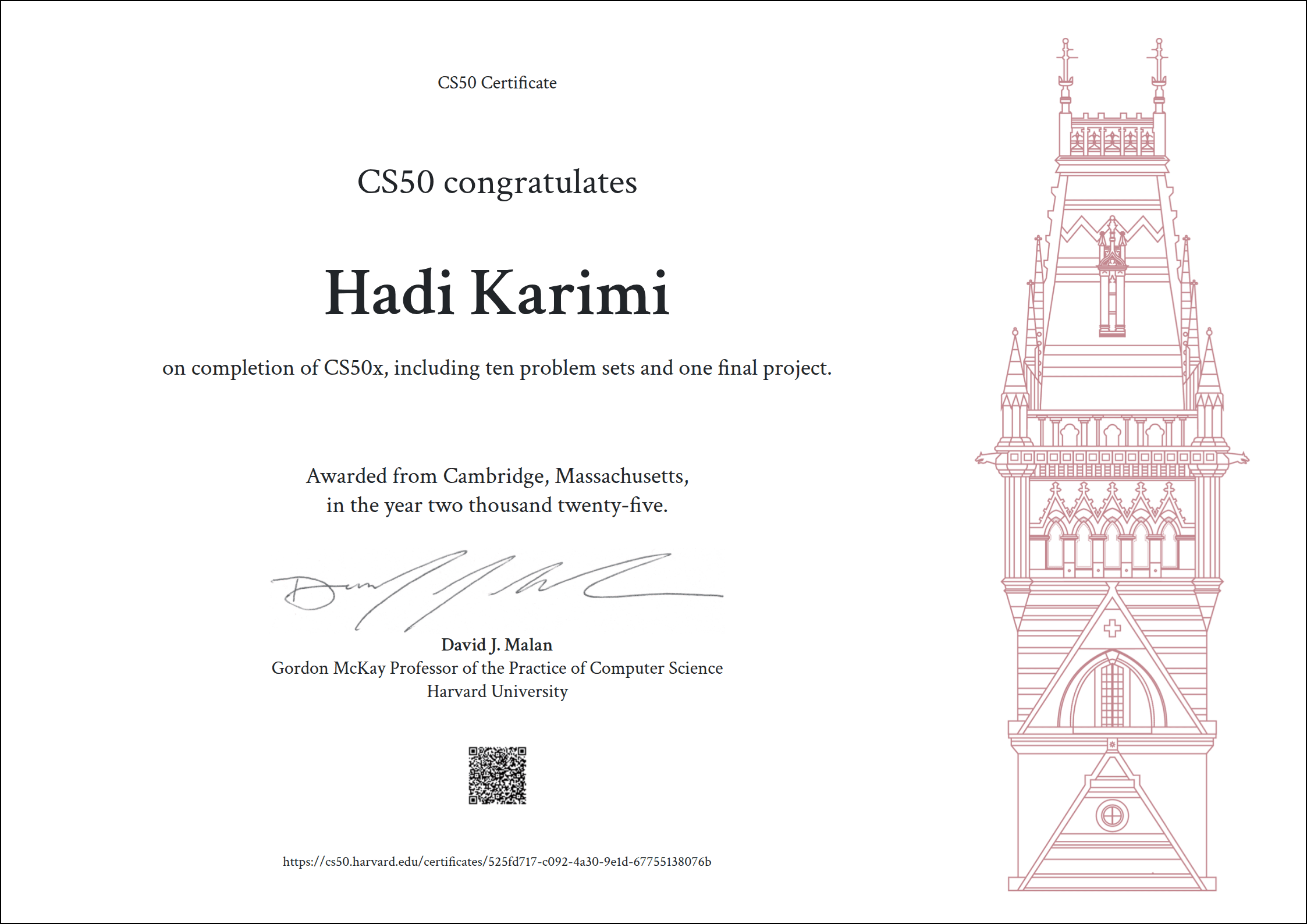 CS50x: Introduction to Computer Science